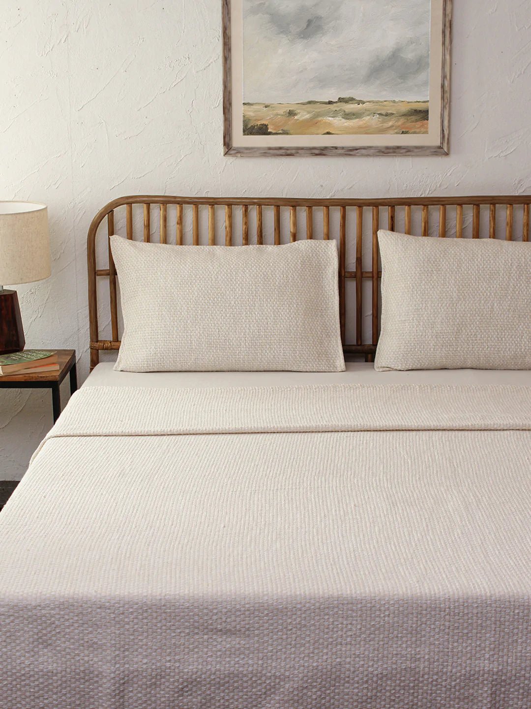 Vindhya Double Bedcover (Natural)