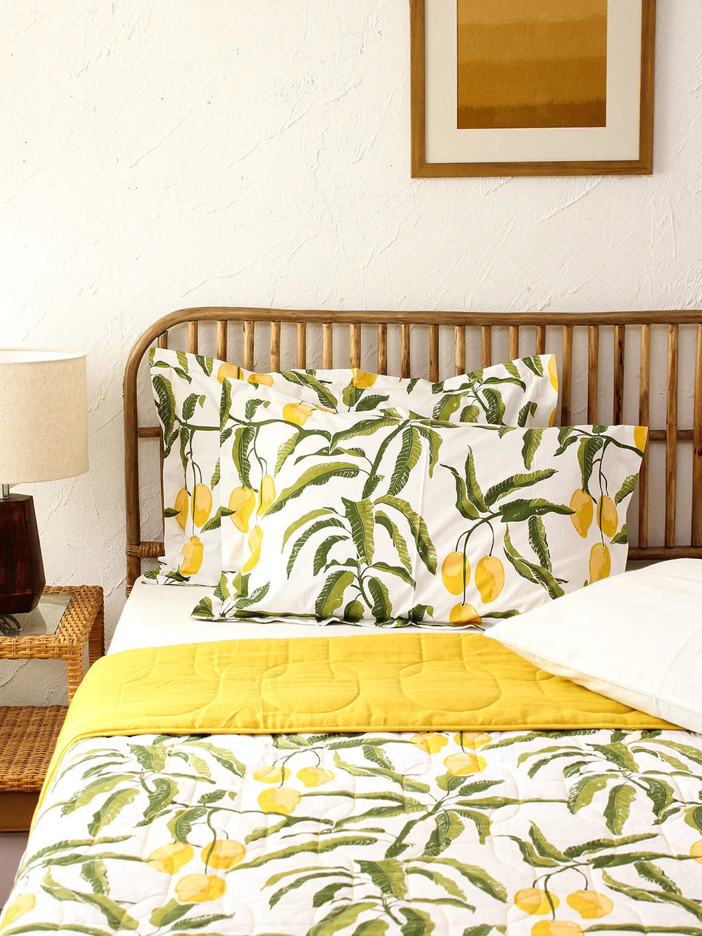 Rasaal Double Bedcover (Yellow)