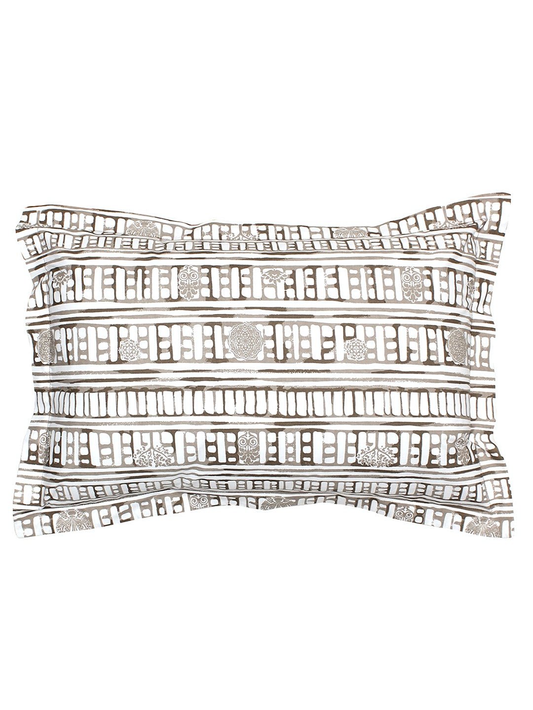 Sanchi Bed Set (Duvet Cover + Bedsheet) - Grey
