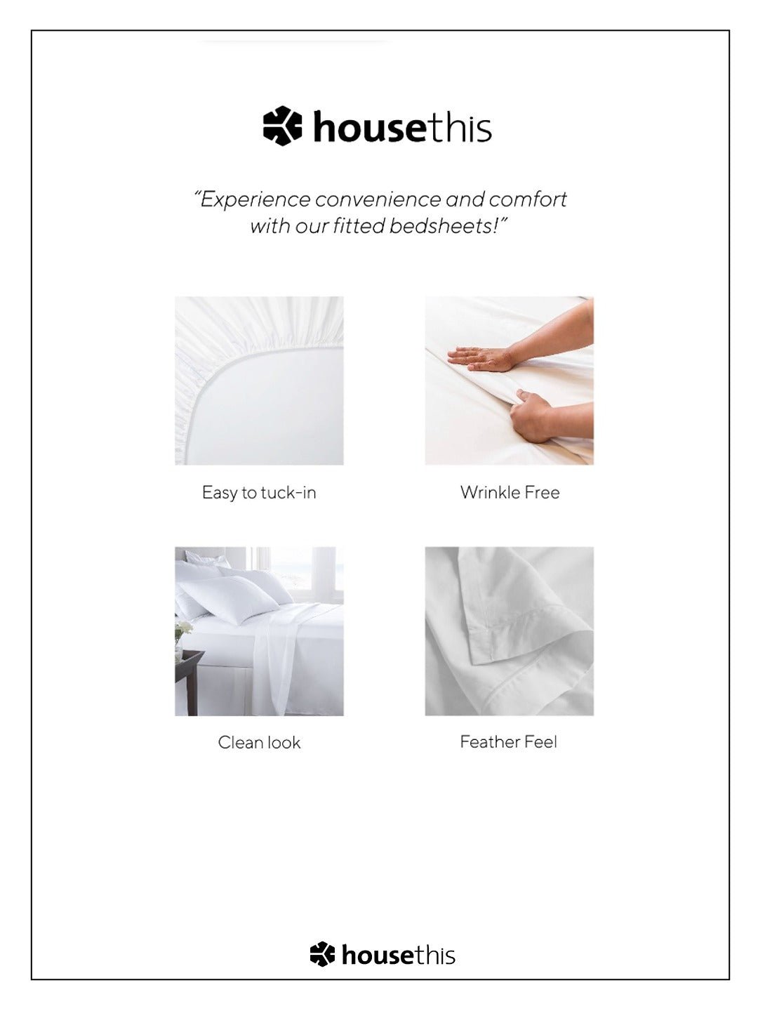 Gamathi Fitted Bedsheet Set (Light Blue)