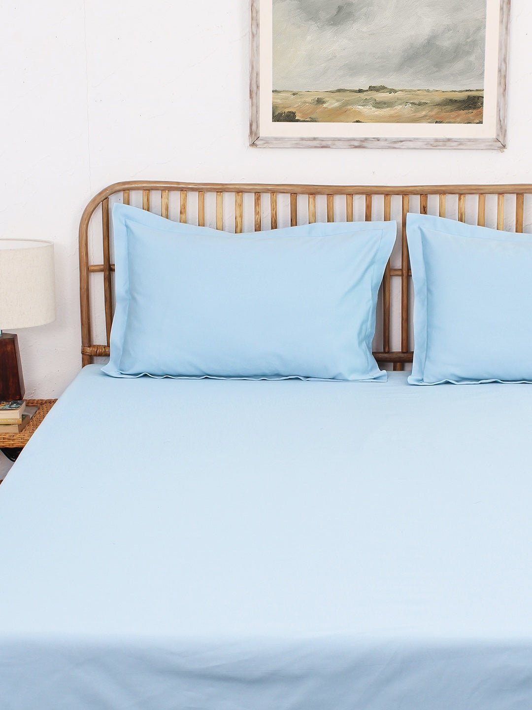 Juniper Fitted Bedsheet Set (Blue)