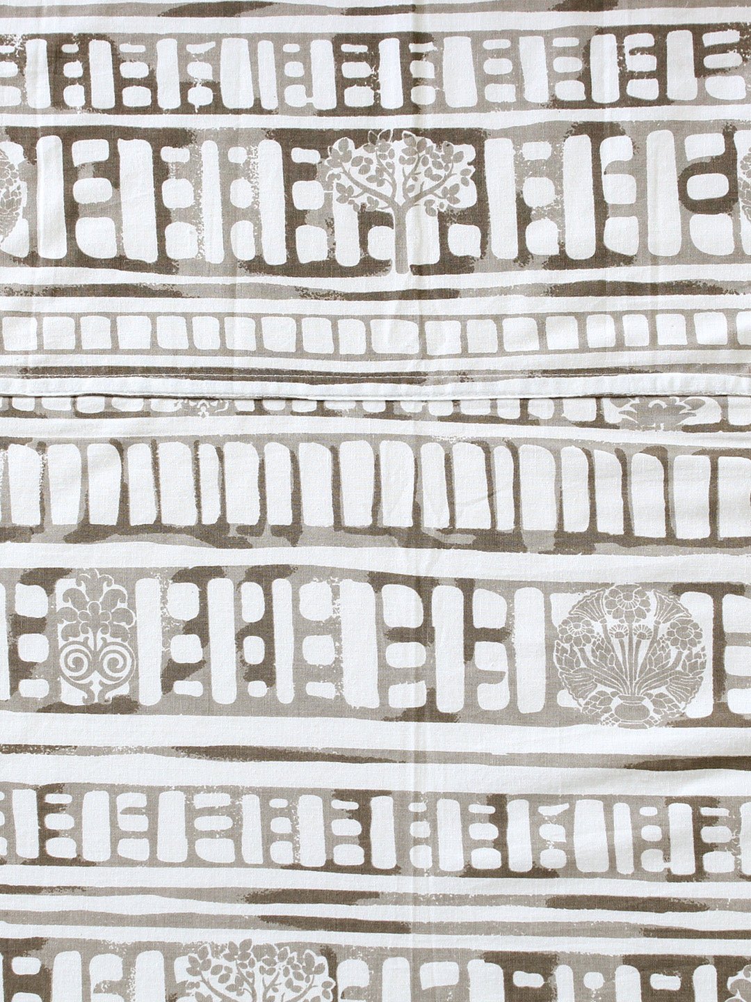 Sanchi Grey Bedsheet with Pillow Cover