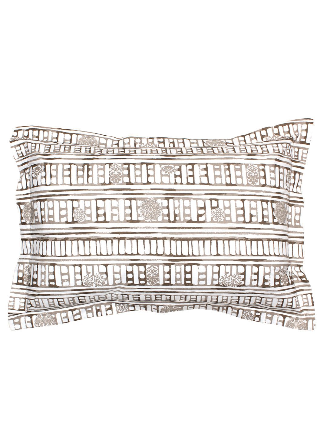 Sanchi Grey Bedsheet with Pillow Cover