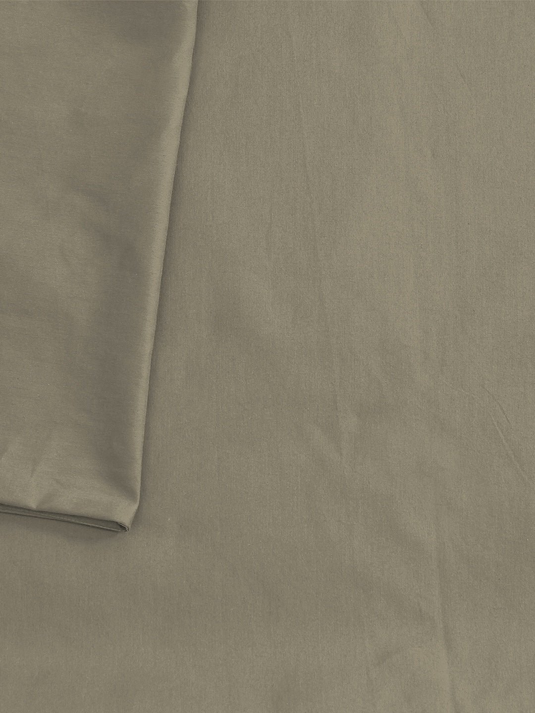 Solid Bedsheet with Pillow Cover (Beige) - 400 TC