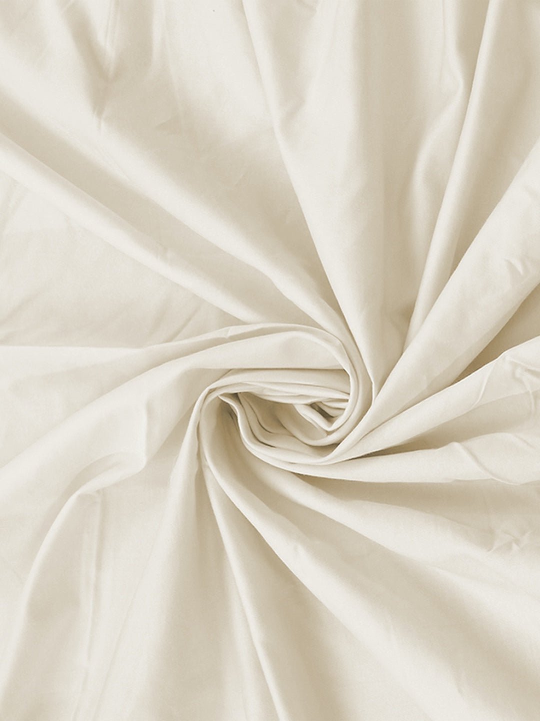 Solid Bedsheet with Pillow Cover (White) - 300 TC