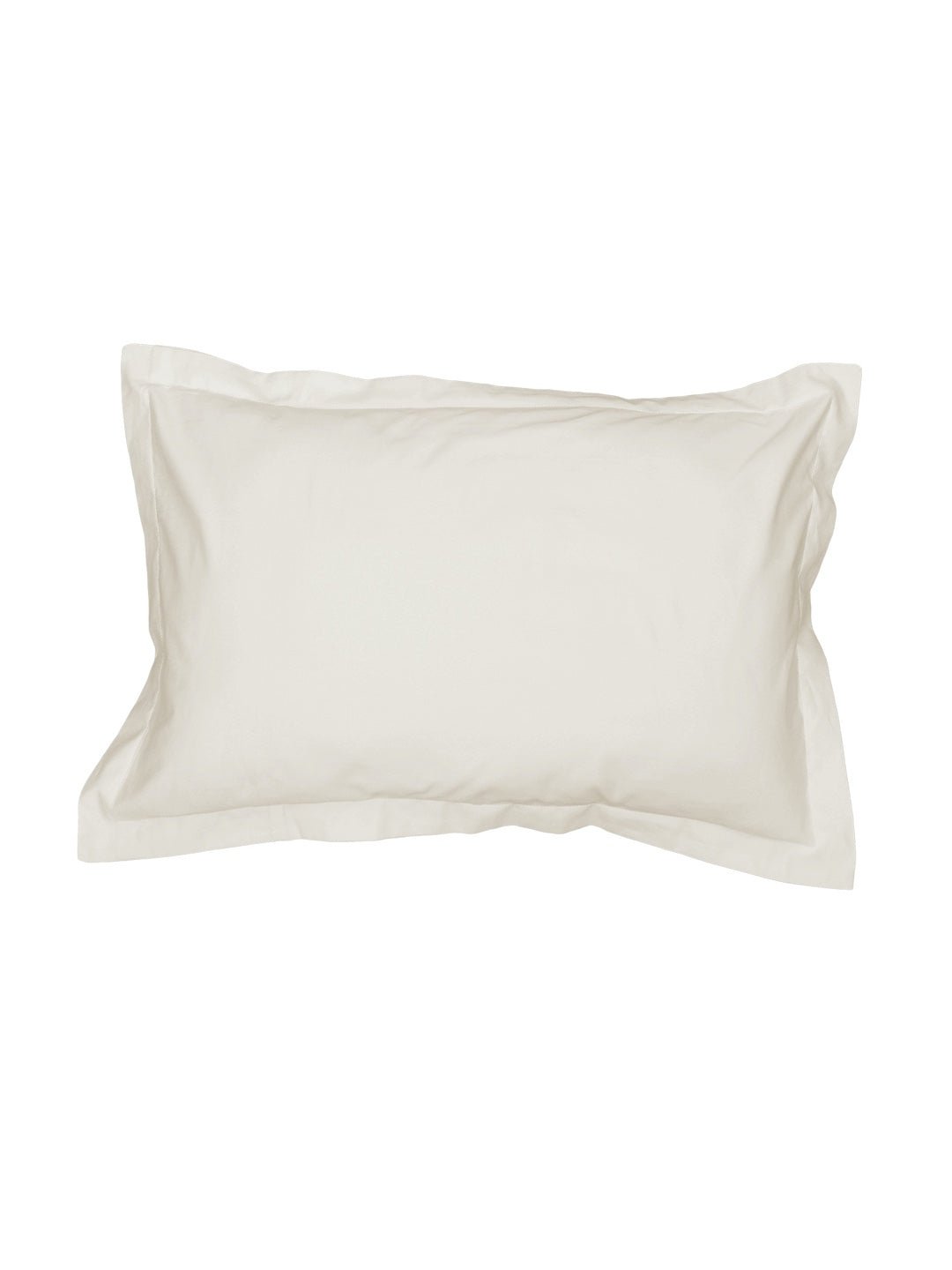 Solid Bedsheet with Pillow Cover (White) - 300 TC