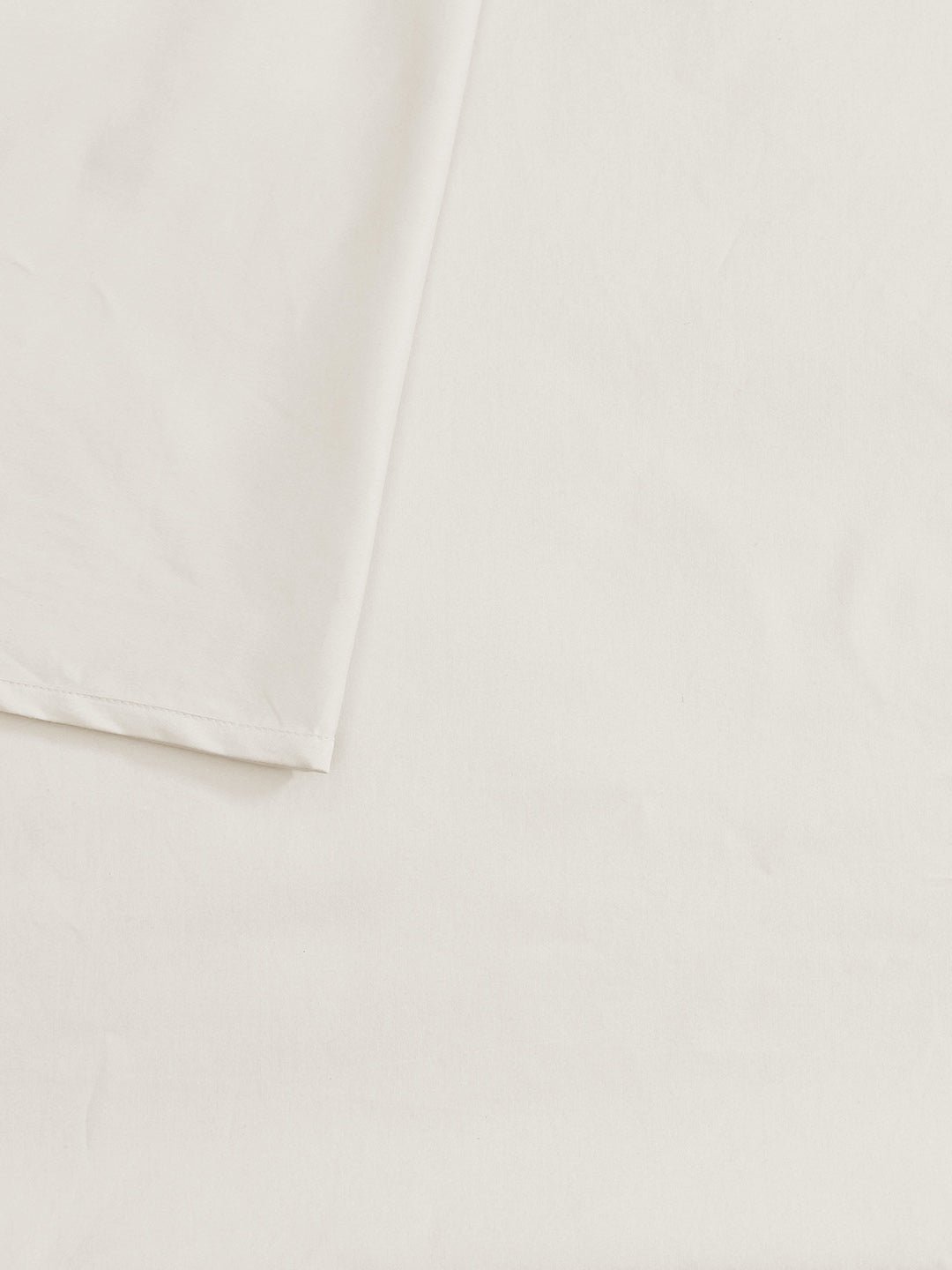 Solid Bedsheet with Pillow Cover (White) - 300 TC