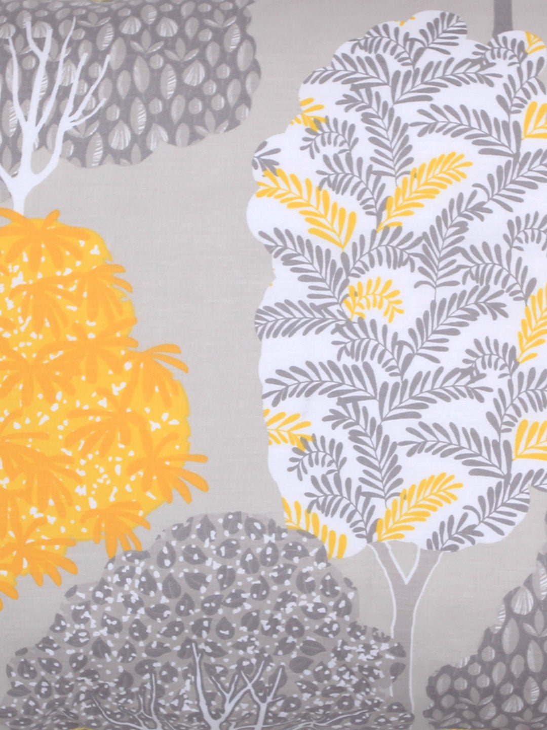 Saptaparni Yellow Fitted Sheet with Pillow Cover