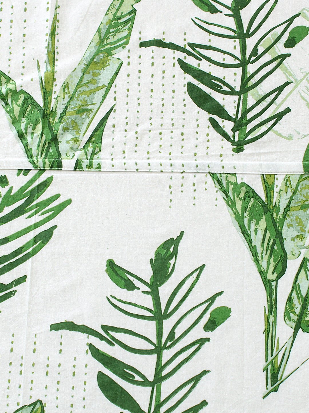 Vanam Bedsheet with Pillow Cover (Green)