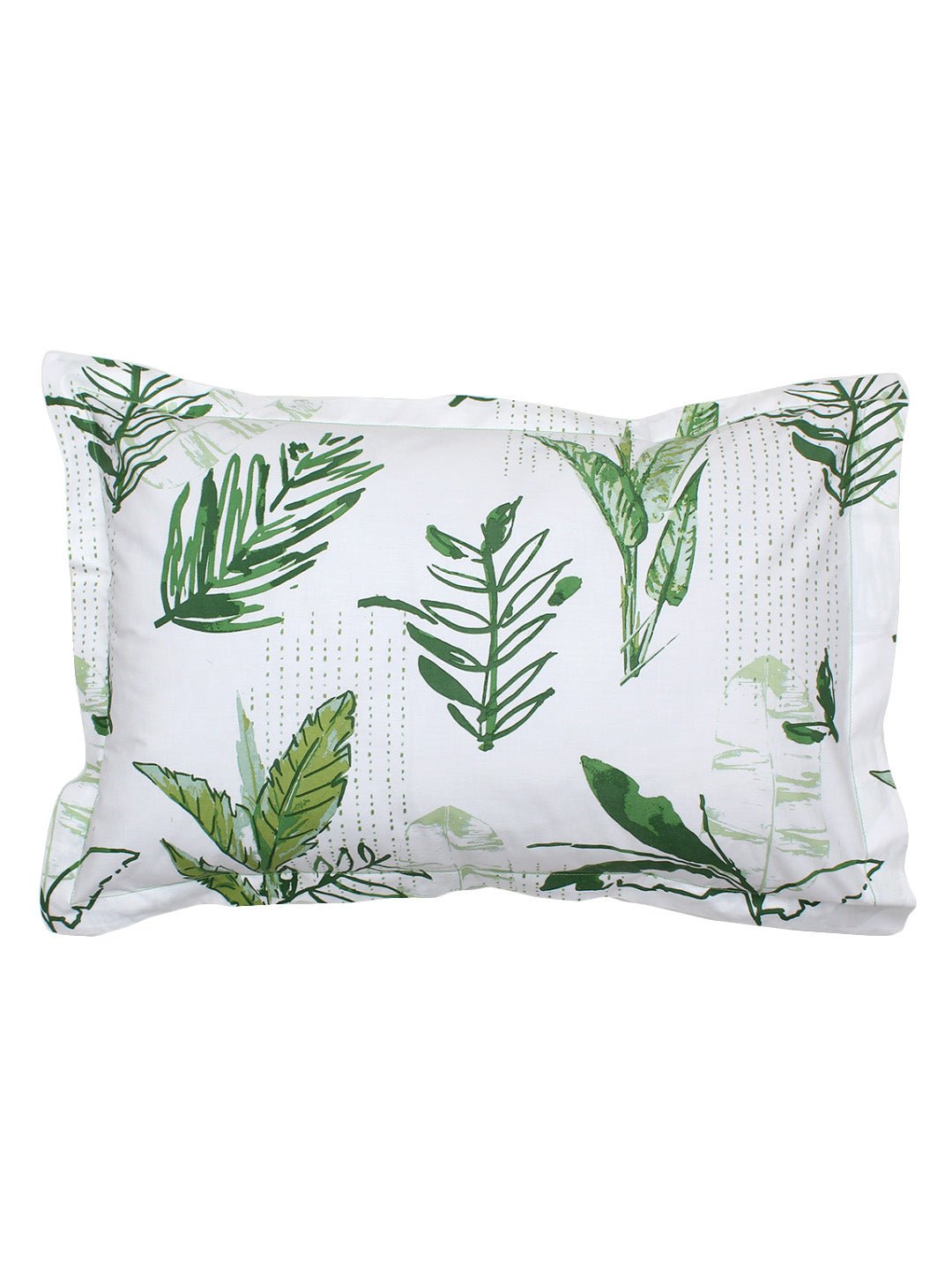 Vanam Bedsheet with Pillow Cover (Green)
