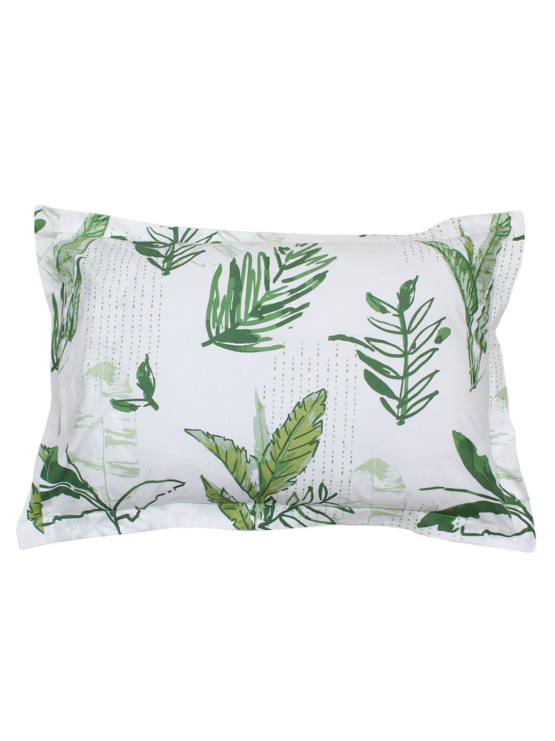 Vanam Bedsheet with Pillow Cover (Green)