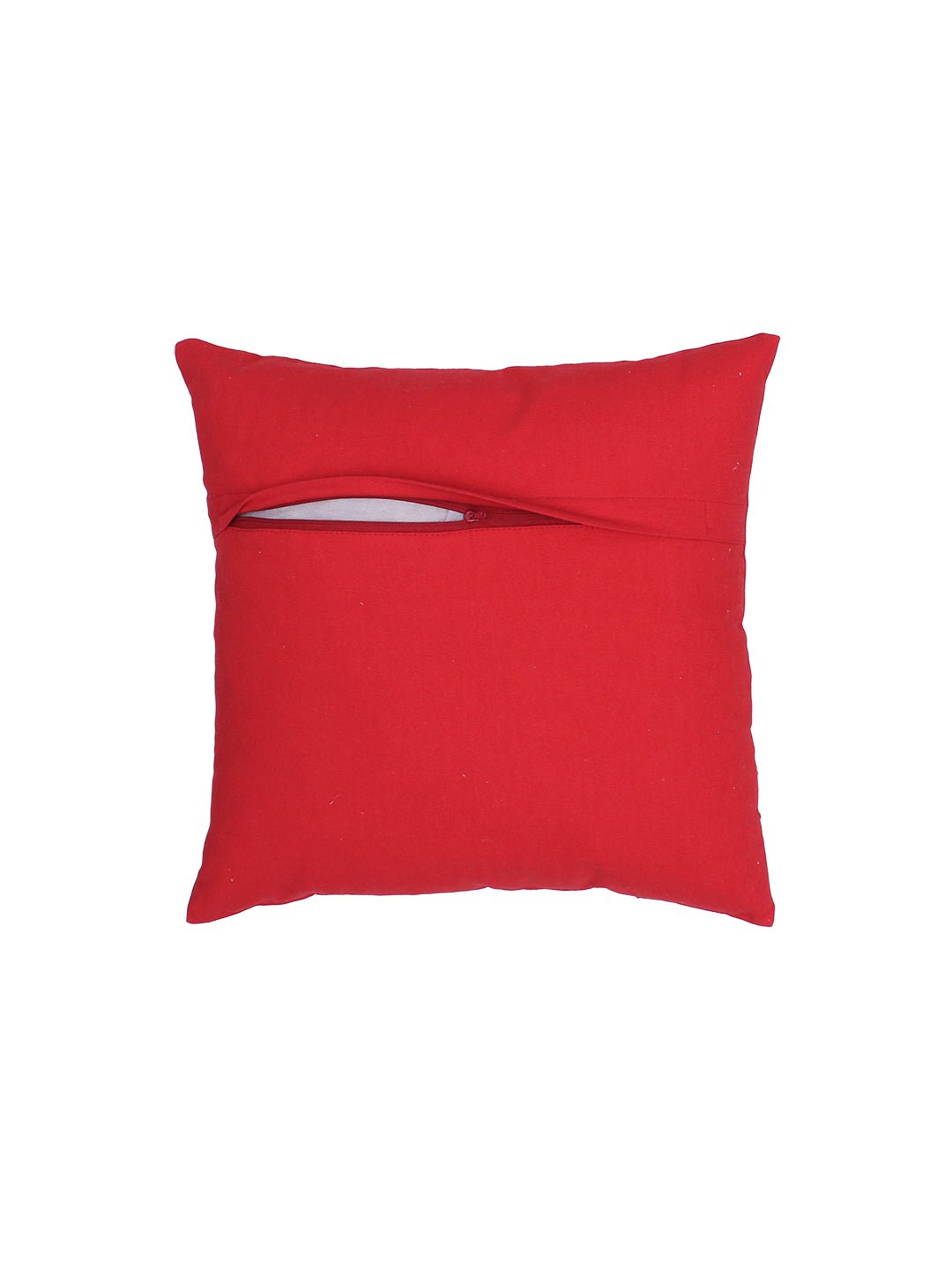 Holly Cushion Cover (Red) - Medium