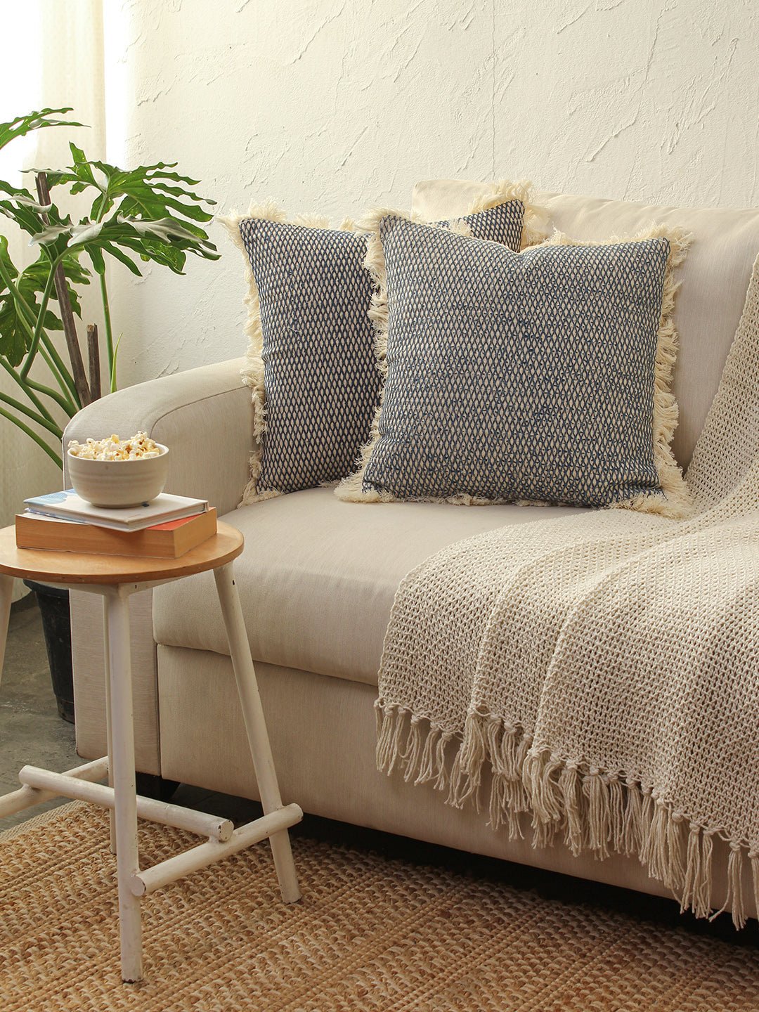 Akasam Cushion Cover (Blue)