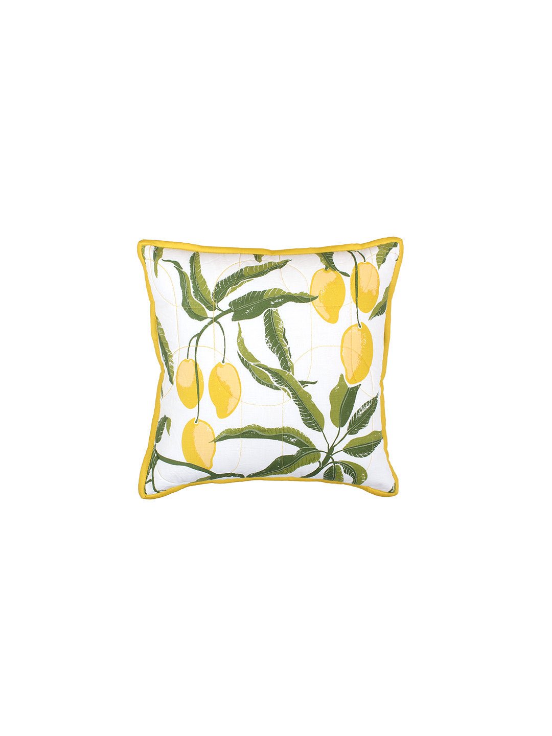 Aamb - Set Of 2 Cushion Covers (Yellow) - Medium