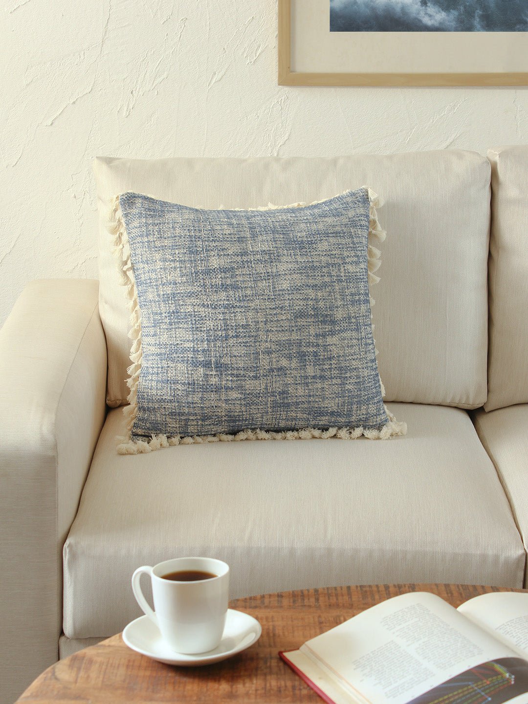 Arabian Sea - Set Of 2 Cushion Covers (Blue) - 45X45 cm