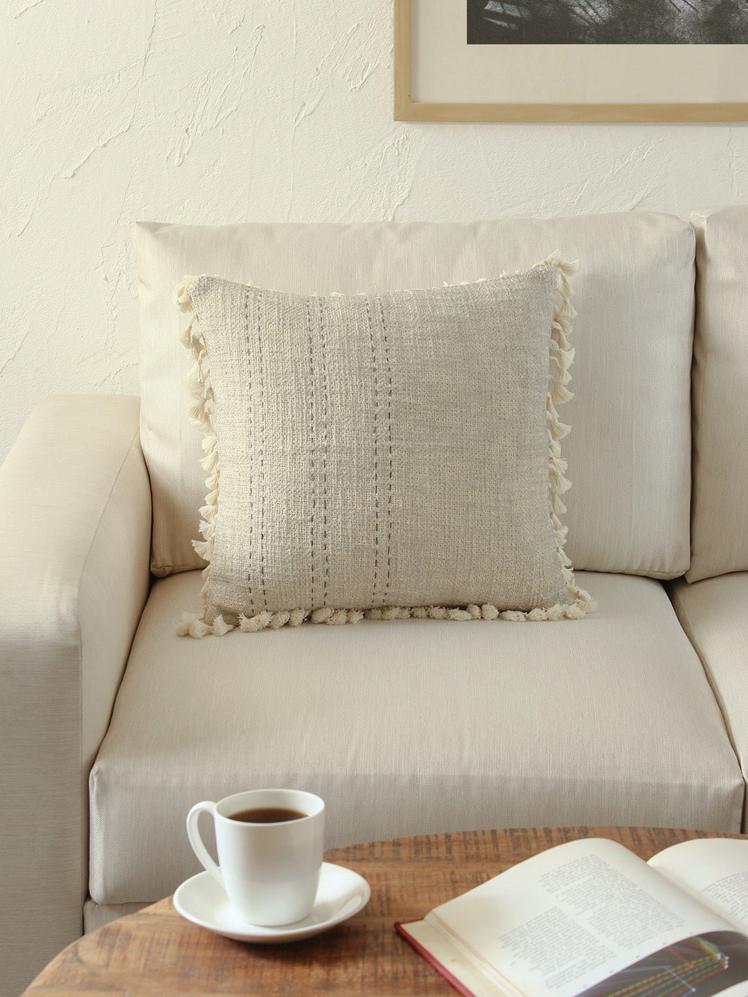 Arabian Sea - Set Of 2 Cushion Covers (Grey) - 45X45 cm