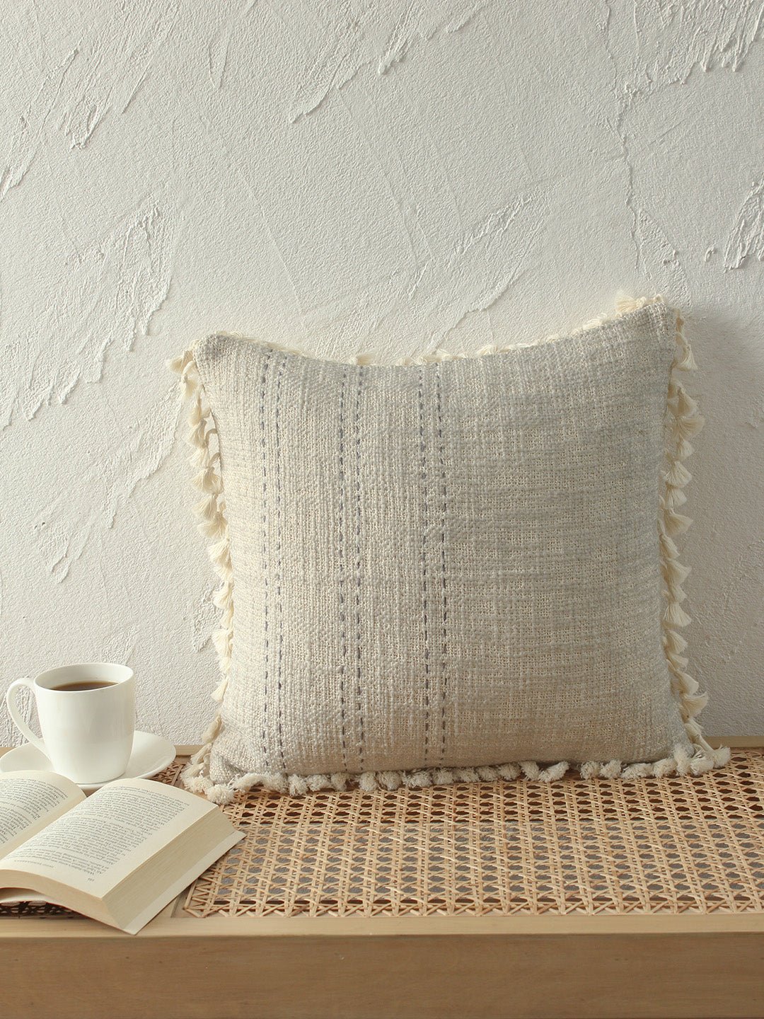 Arabian Sea - Set Of 2 Cushion Covers (Grey) - 45X45 cm