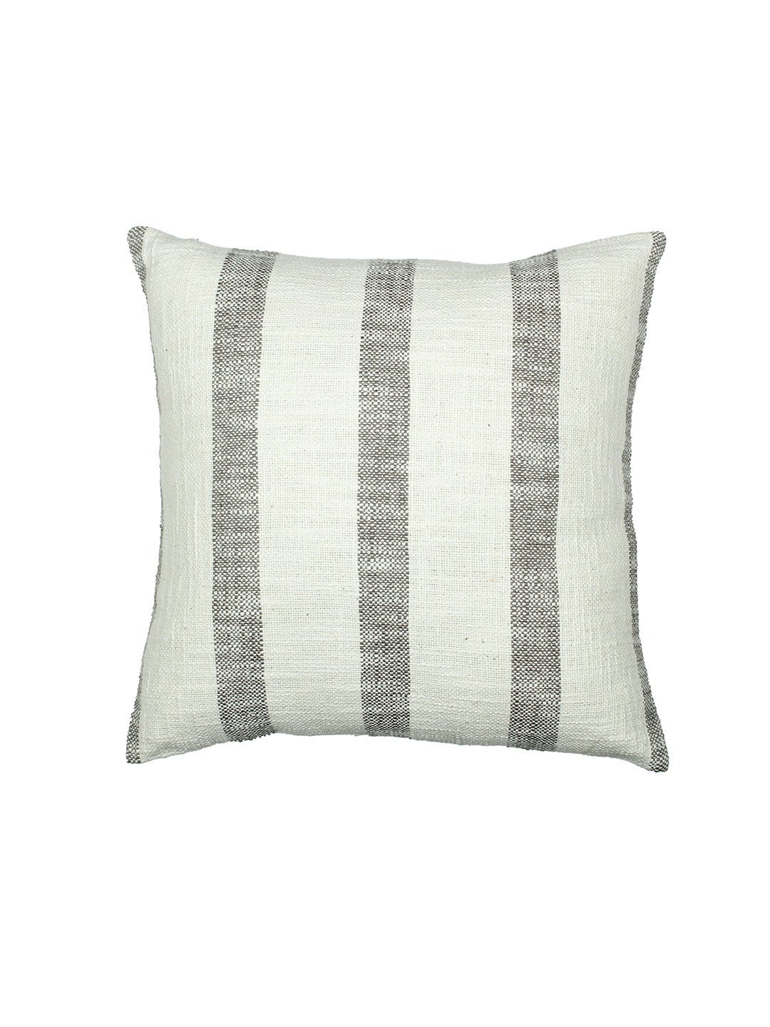 Block Set Of 2 Cushion Covers - (Grey) - 40x40cm