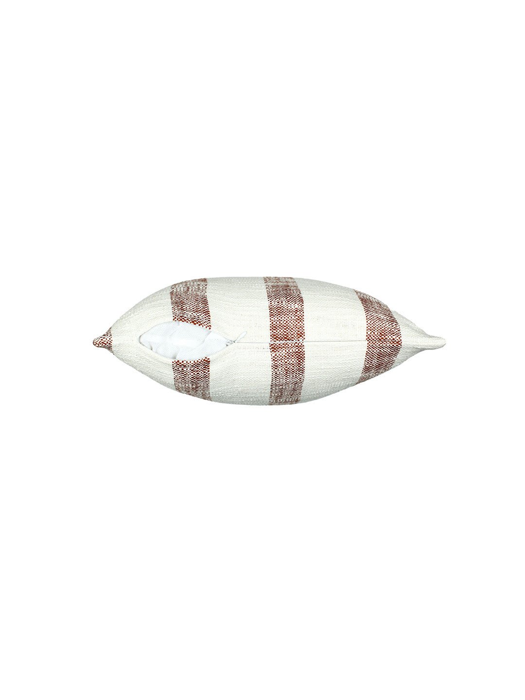 Block Set Of 2 Cushion Covers - (Red) - 40x40cm