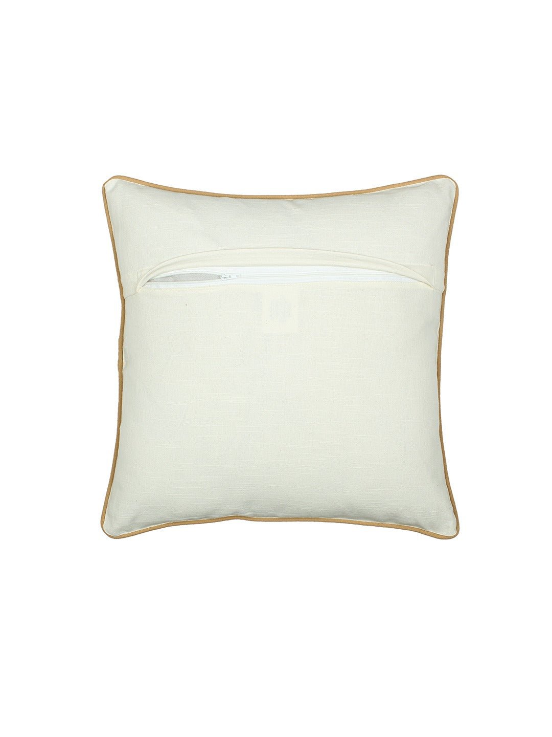 Blooming Florals Set Of 2 Cushion Covers - (Yellow) - 40x40cm