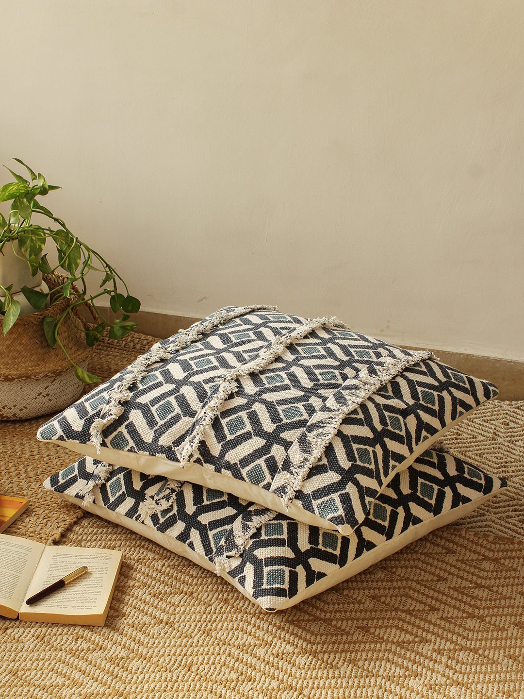 Chhabadi Cushion Cover (Blue)