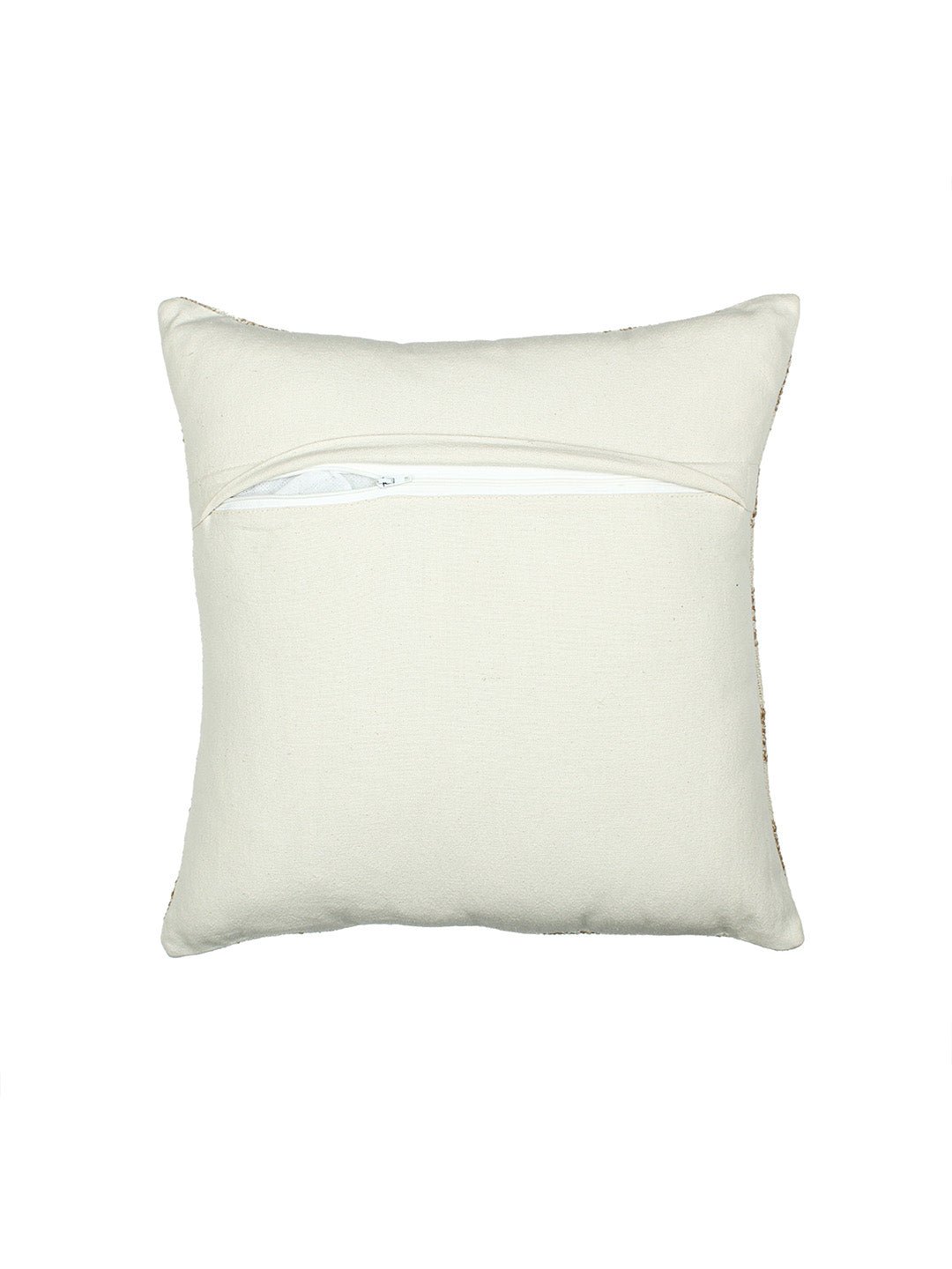 Checkerboard Set Of 2 Cushion Covers - (Beige) - 40x40cm