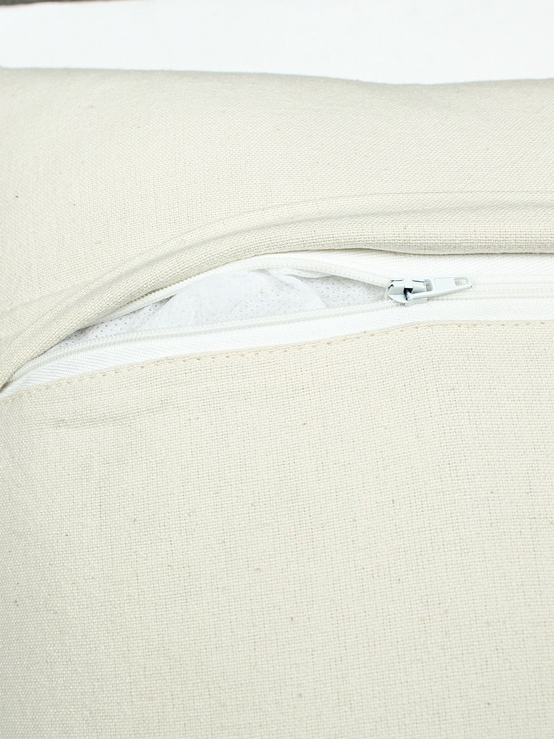 Checkerboard Set Of 2 Cushion Covers - (Beige) - 40x40cm