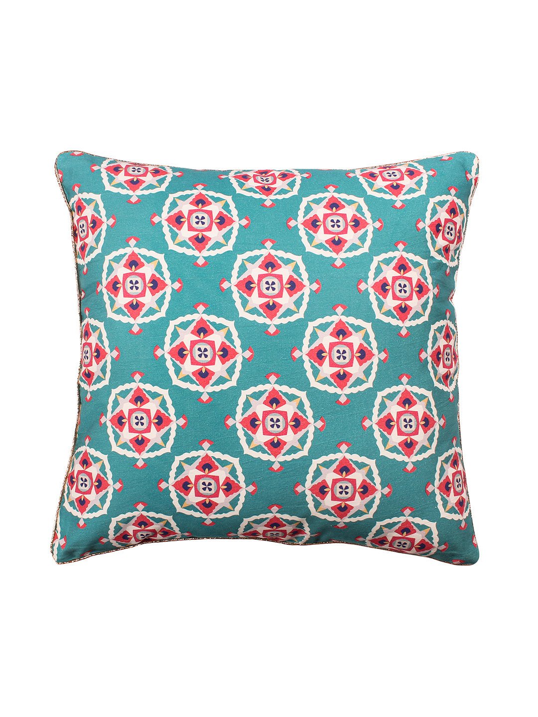 Gulshan - Set Of 2 Cushion Covers (Teal) - Medium