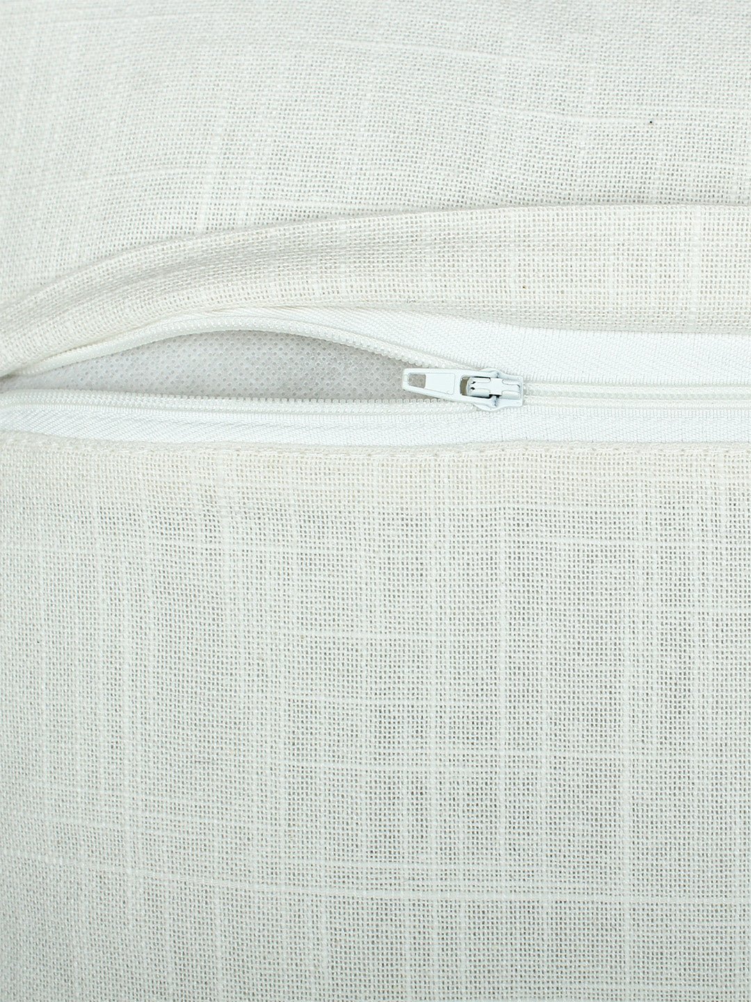 Herringbone Set Of 2 Cushion Covers - (Beige) - 40x40cm