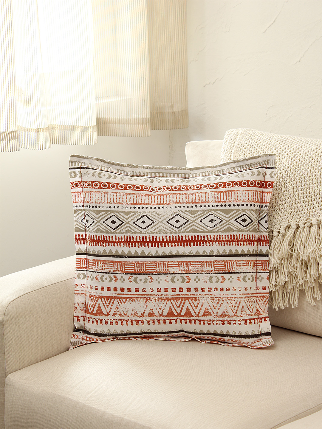 Meghwal - Set Of 2 Cushion Covers (Grey)