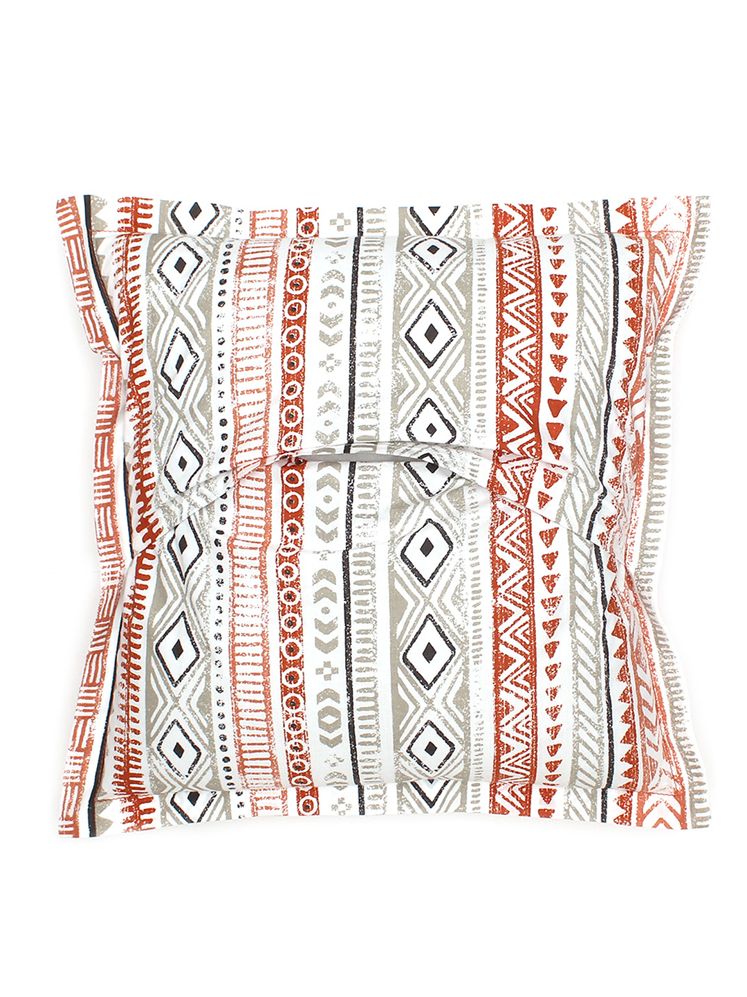 Meghwal - Set Of 2 Cushion Covers (Grey)