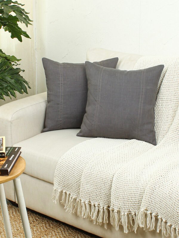 Megh Set Of 2 Cushion Covers – (Blue) – 40x40cm