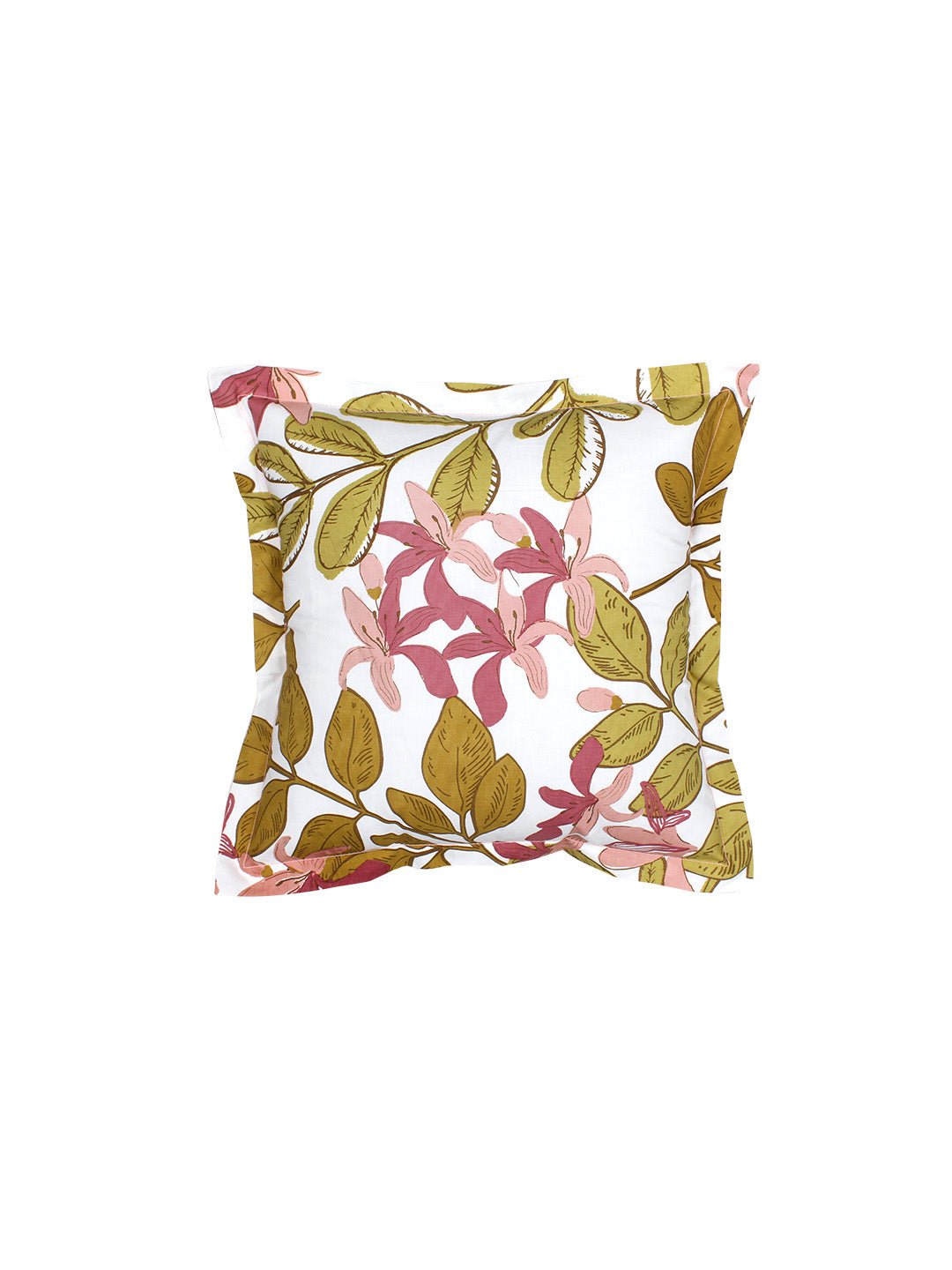Moringa - Set Of 2 Cushion Covers (Pink) - Medium