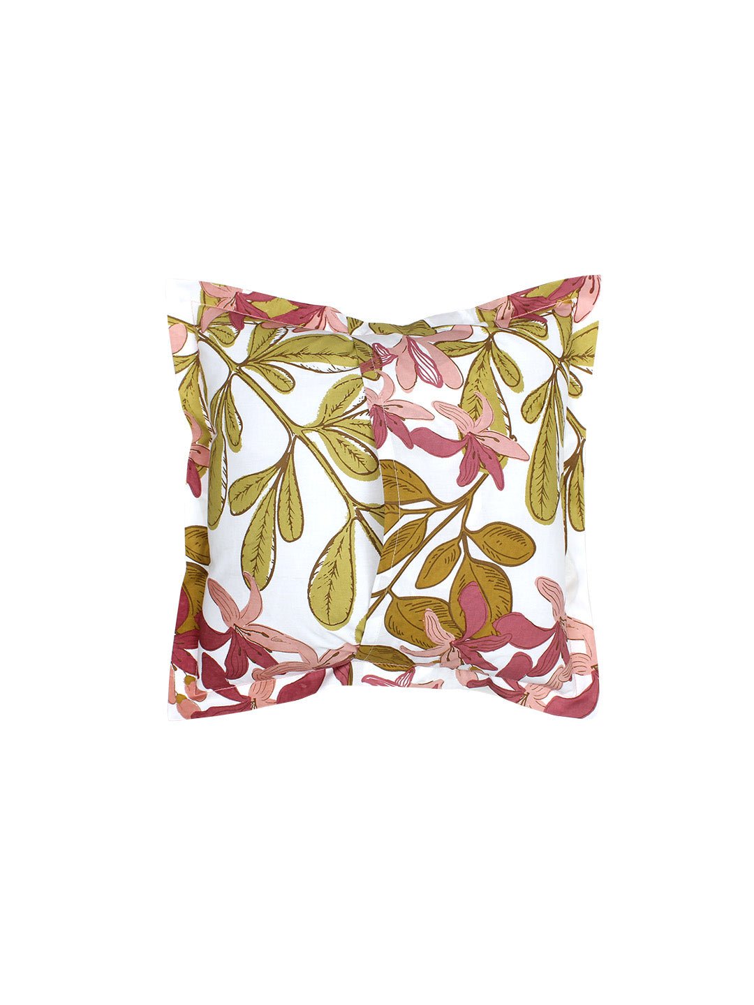 Moringa - Set Of 2 Cushion Covers (Pink) - Medium