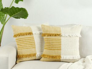Neerja Set Of 2 Cushion Covers (Yellow)