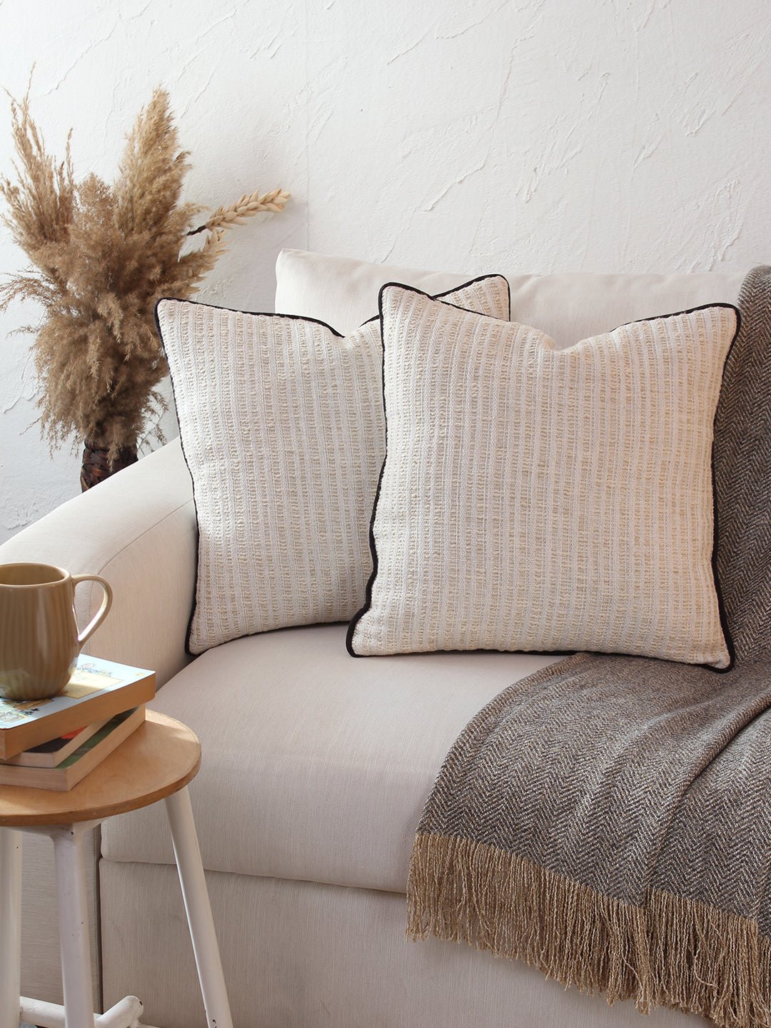 Pir Panjal Cushion Cover (Natural)