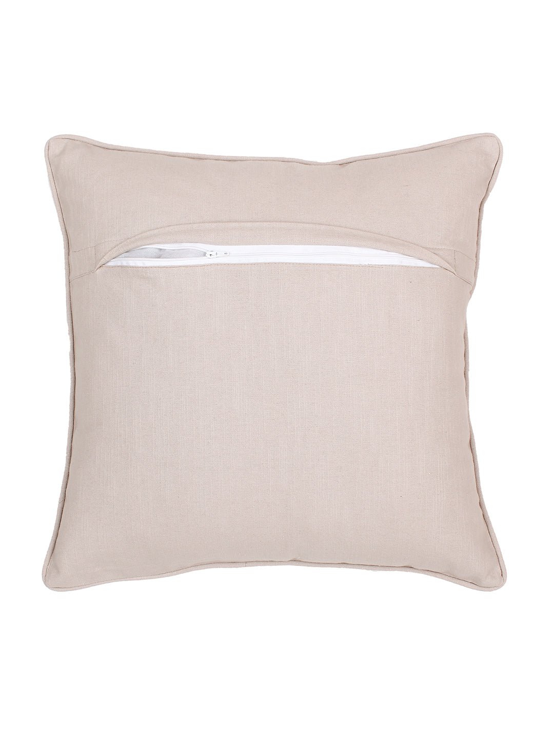 Purvanchal Cushion Cover (Gold/Grey)