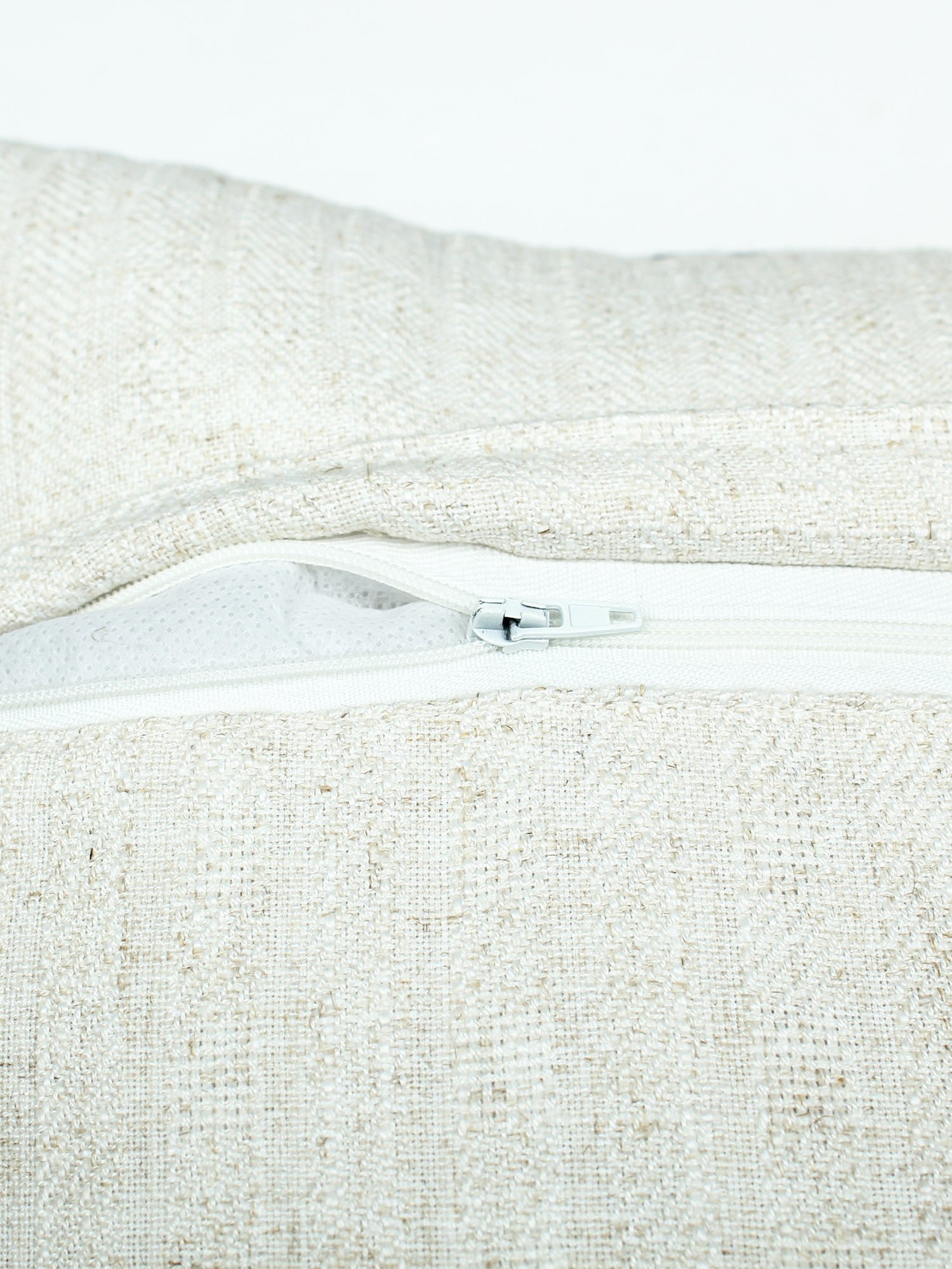 Safaid Set Of 2 Cushion Covers - (Ivory) - 40x40cm