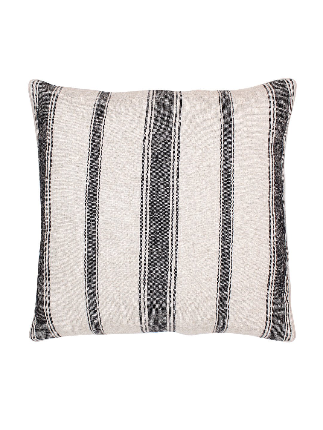 Satpura Cushion Cover (Black/Natural)