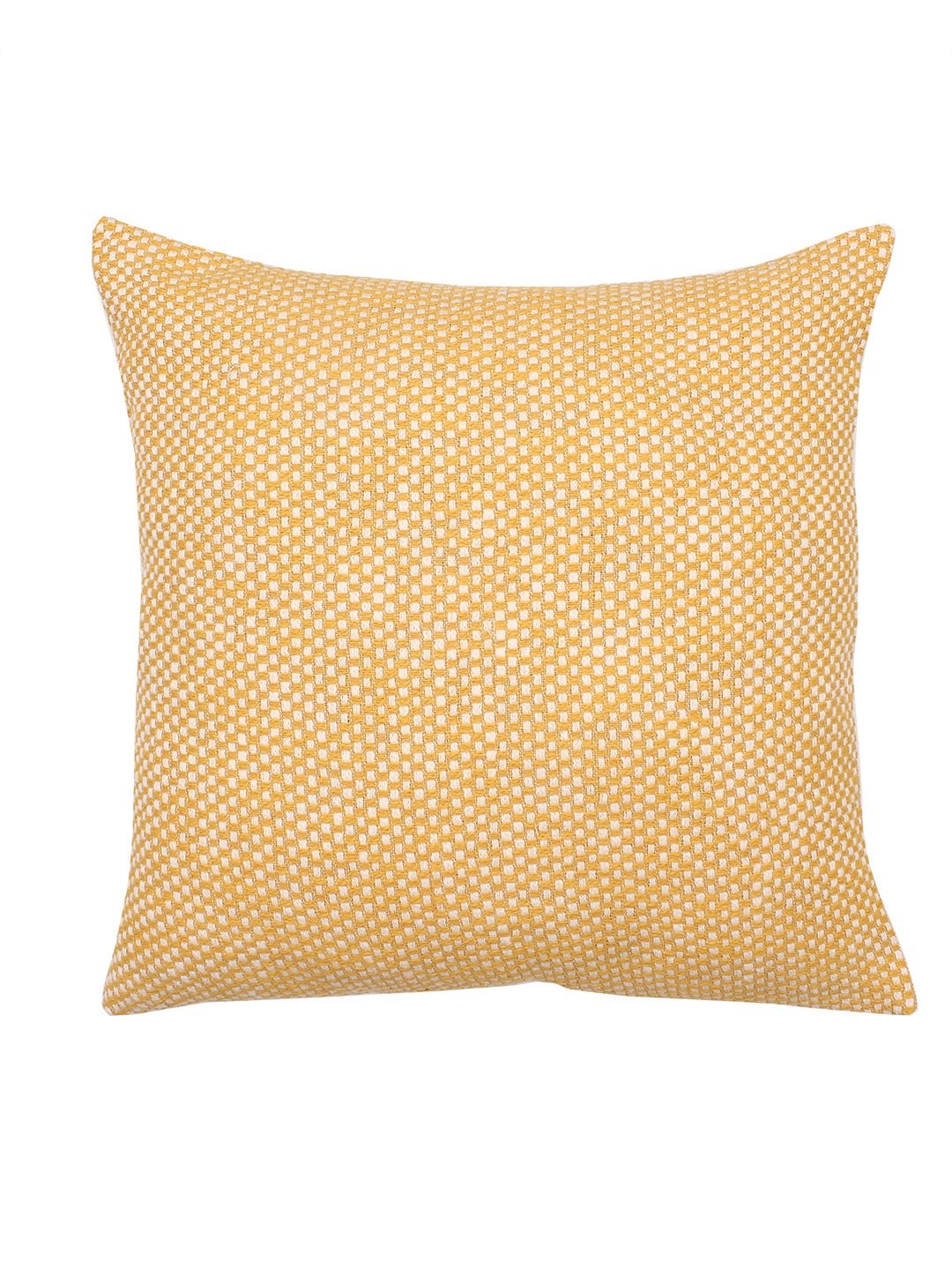 Vindhya - Set Of 2 Cushion Covers (Yellow) - Large
