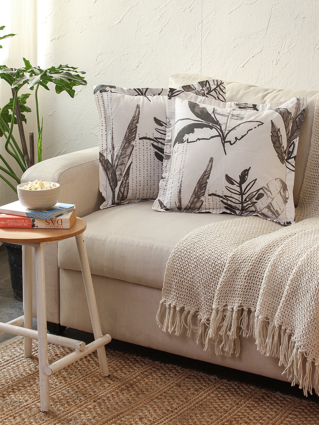 Vanam Cushion Cover (Grey)