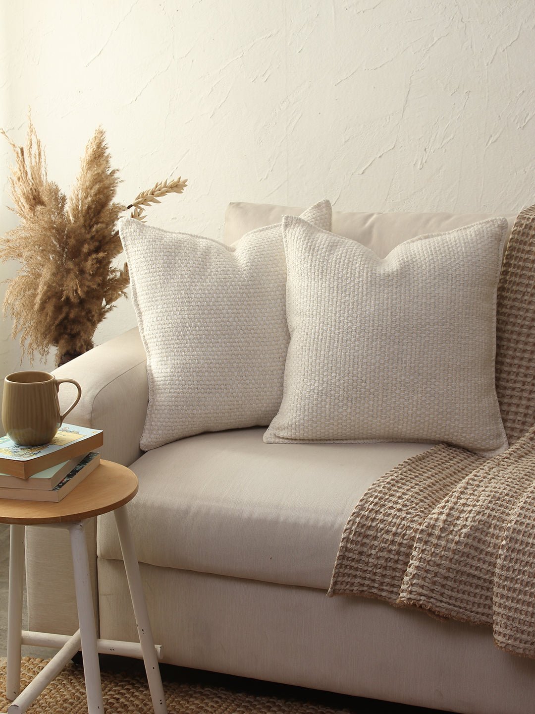 Vindhya Cushion Cover (Natural)