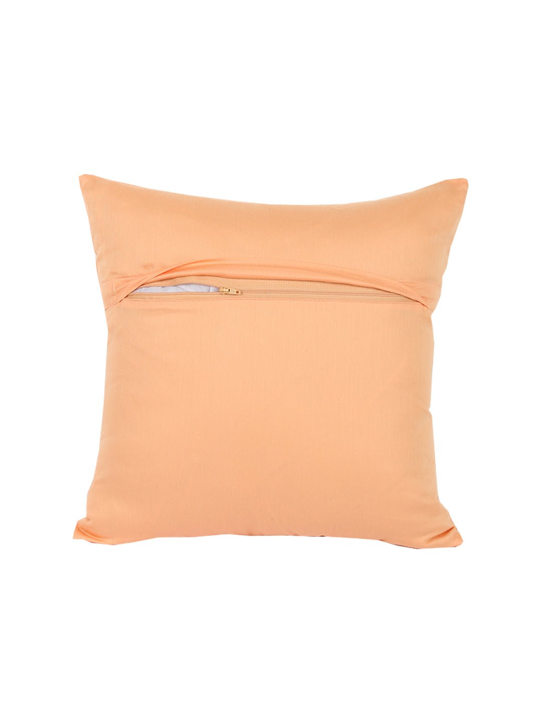 Khubaani - Set Of 3 Cushion Covers (Peach) - Medium