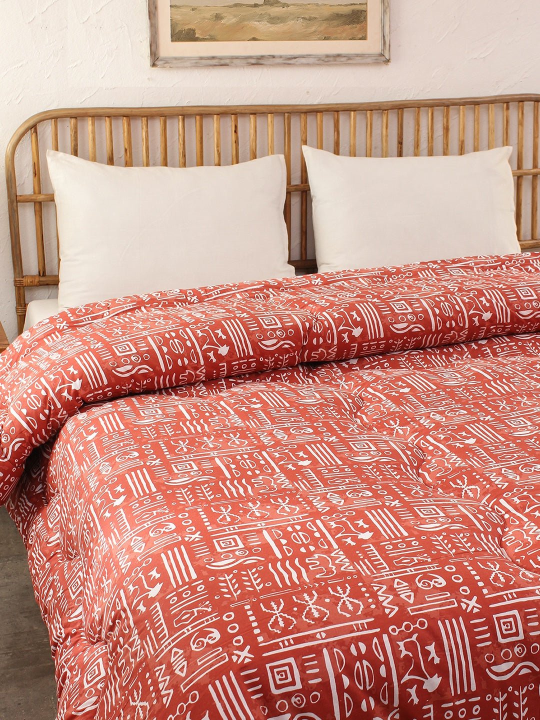 Gamathi Double Comforter (Rust)