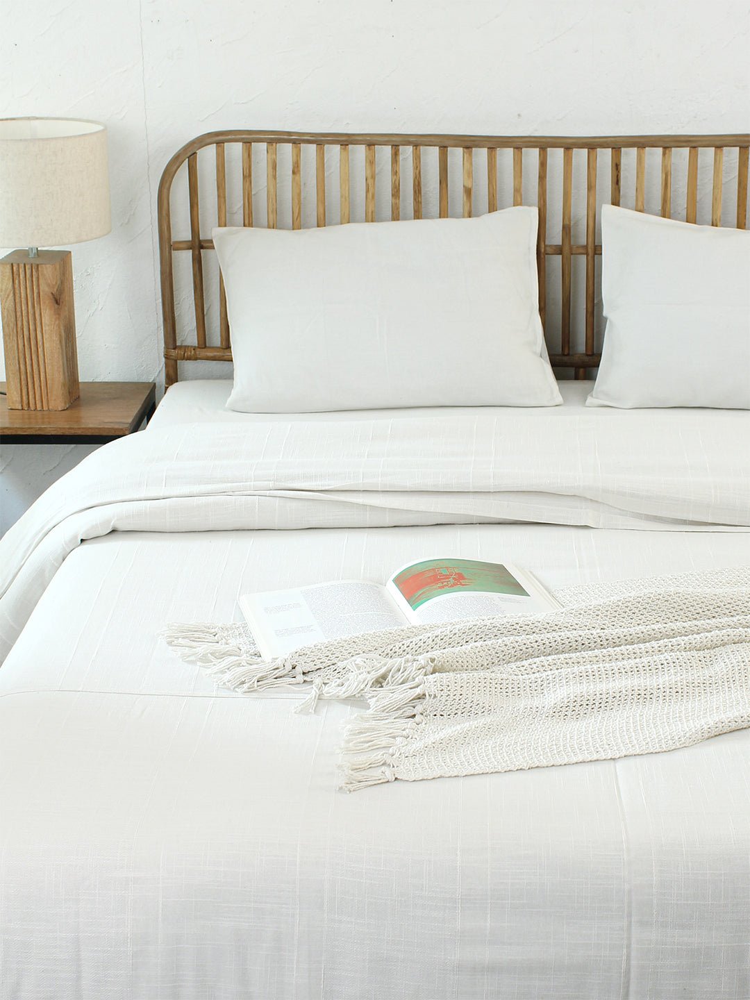 Herringbone 1 Single Duvet Cover - (Beige)