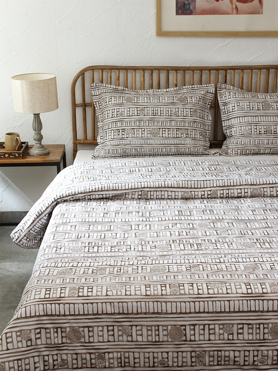 Sanchi Duvet Cover (Grey)