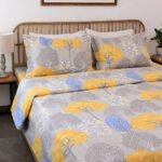 Saptaparni Yellow Duvet Cover