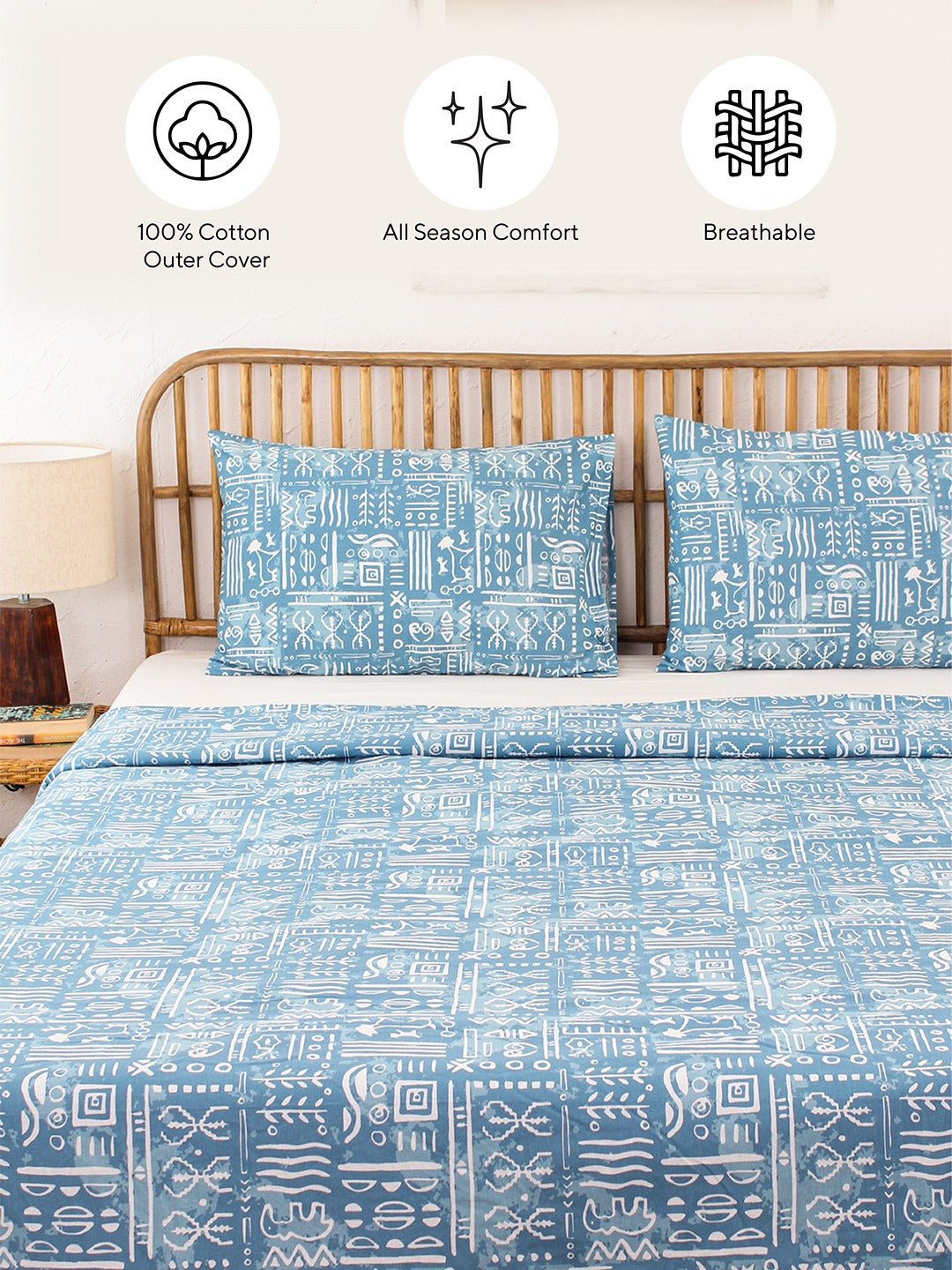 Gamathi Double Dohar (Light Blue)