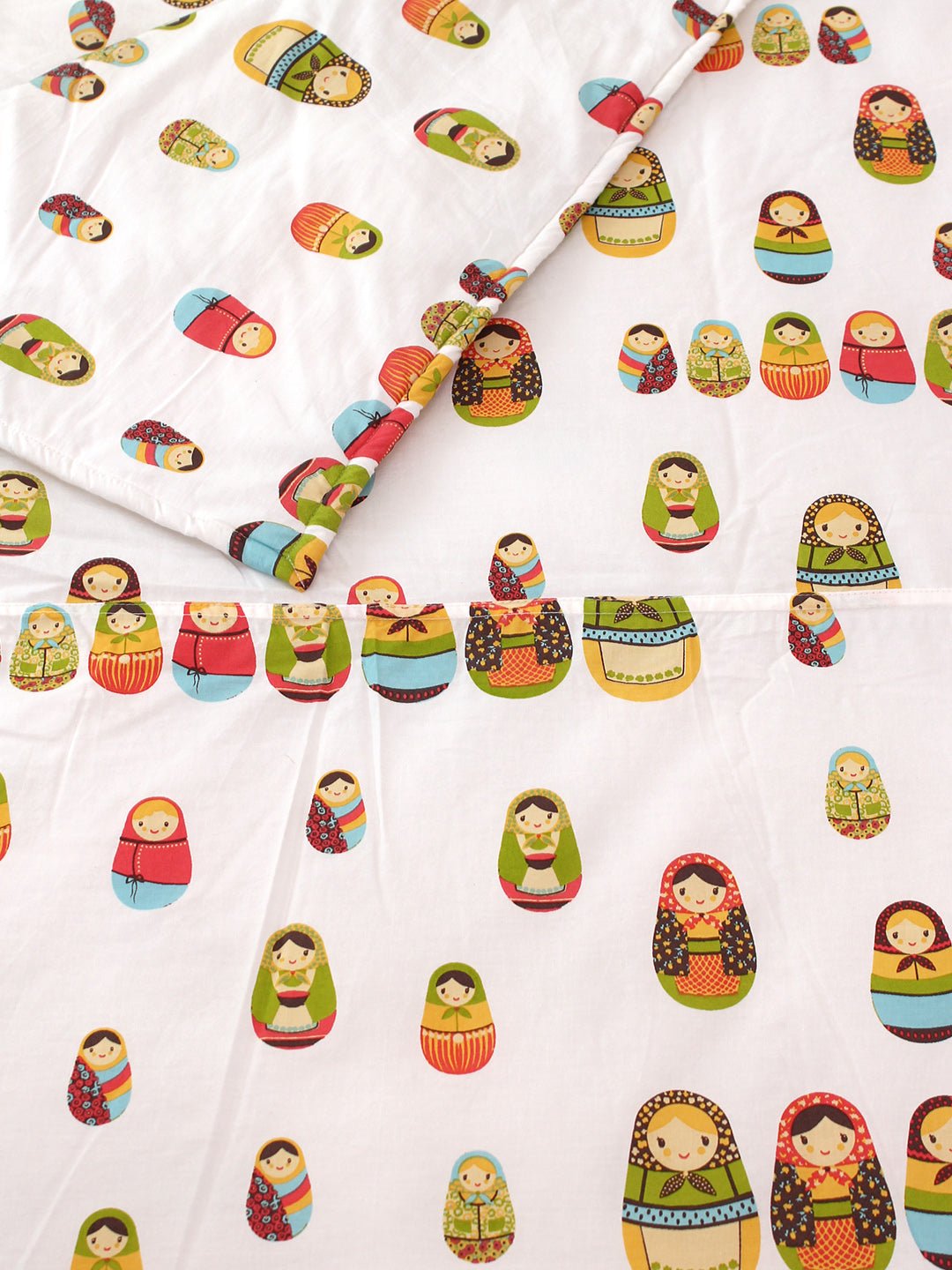 The Little Babushkas Double Dohar (White)