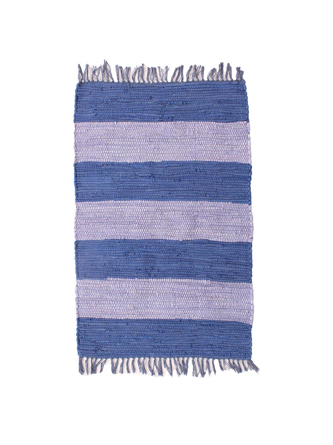 Cherai Recycle Chindi Rug (Blue)
